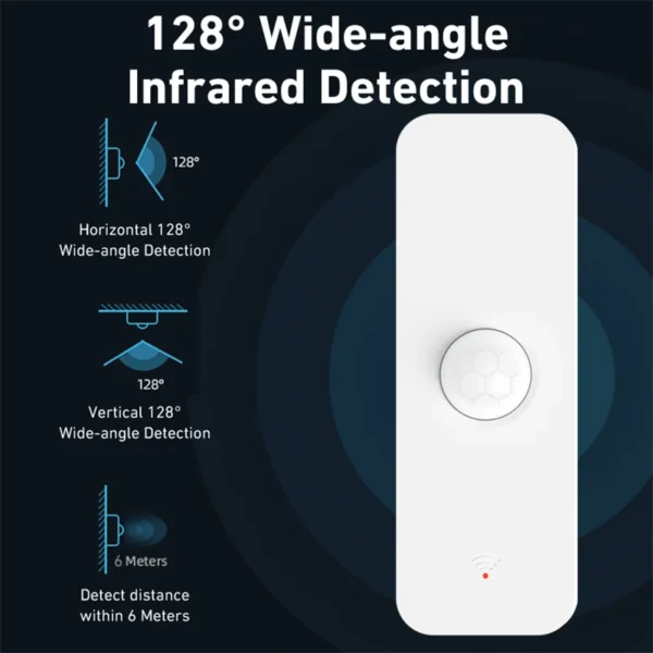 Tuya WiFi Zigbee PIR Motion Sensor Smart Home Human Body Infrared Detector Security Smart Life Works With Alexa Google Home - Image 5