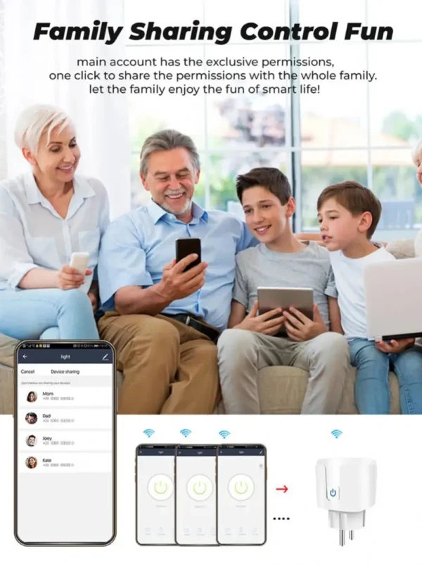 Tuya Smart Plug Zigbee EU 16A/20A Smart Socket With Power Monitor Timing Voice Control Works Whit Alexa Google Home Alice - Image 5