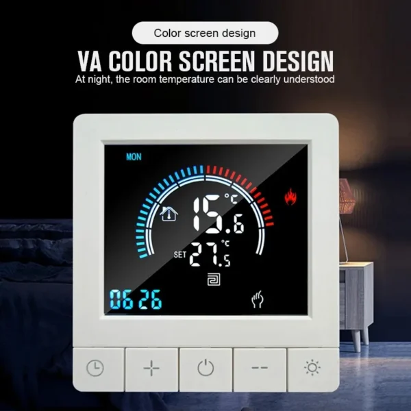 ZEXEF Tuya WiFi Smart Thermostat Electric Floor Heating Water/Gas Boiler Controller Works With Alexa Google Home Alice - Image 4