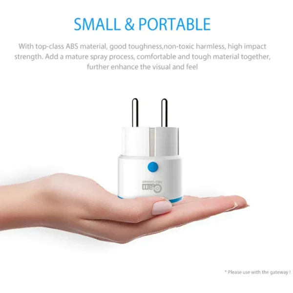 NEO Coolcam ZWAVE PLUS EU Smart Power Plug Socket Home Automation Alarm System Z Wave 868.4MHz Video Frequency - Image 3